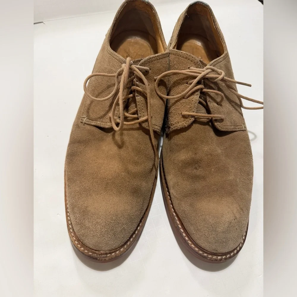 Sperry Men's Tan Suede Top Siders. Pre-Loved.